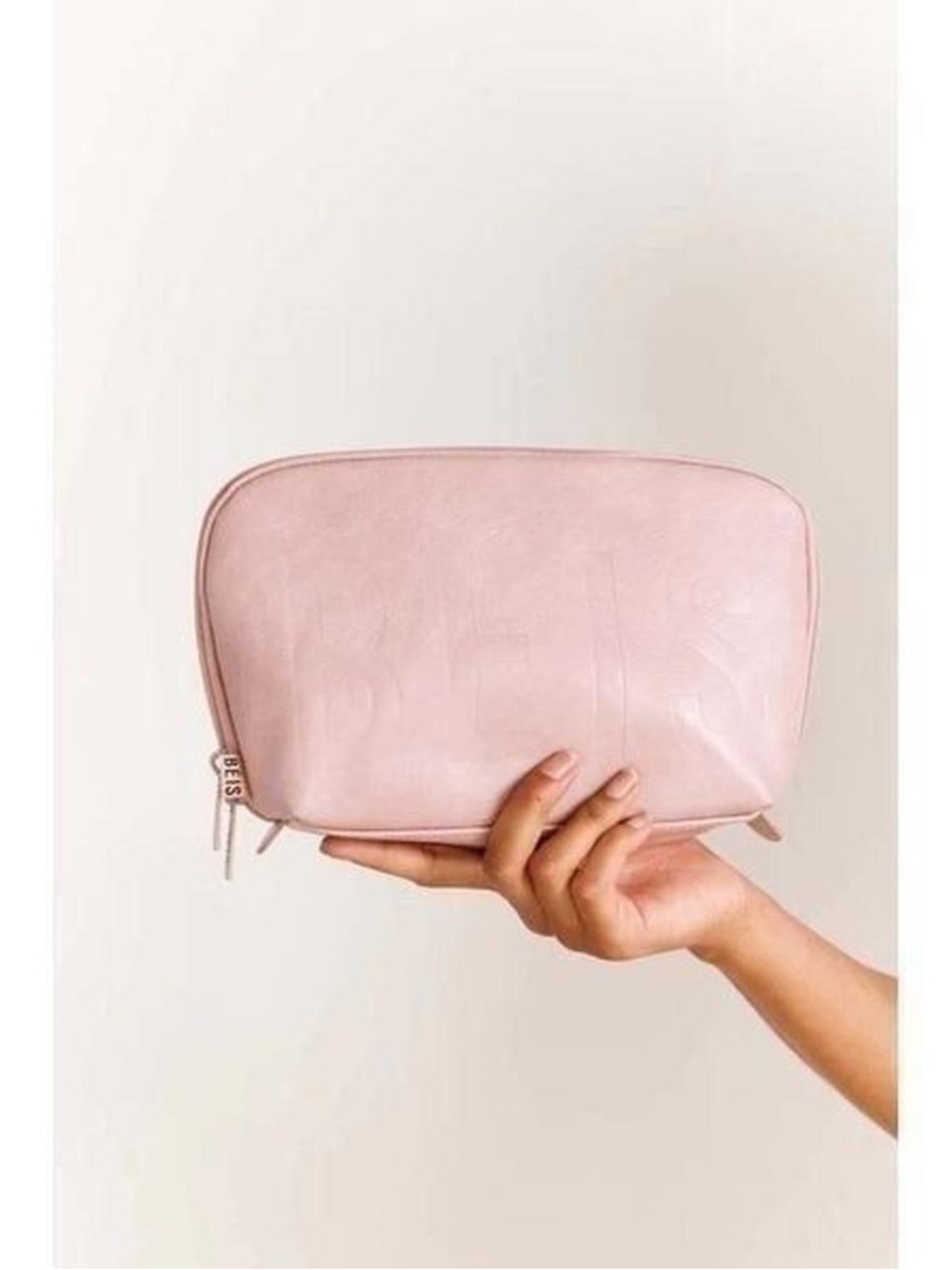 BEIS The Pink Cosmetic Travel Makeup Pouch